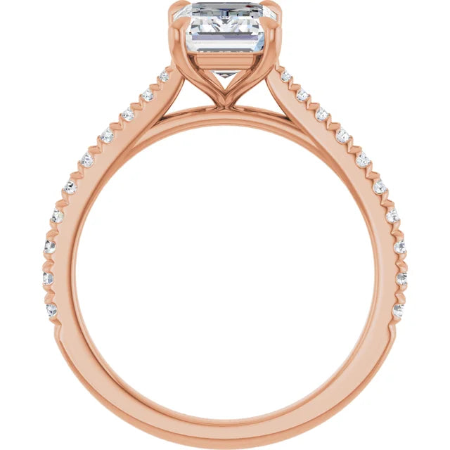 Emerald Claw Set Style Engagement Ring