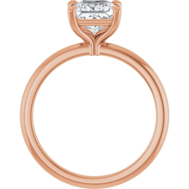 Princess Solitaire Engagement Ring