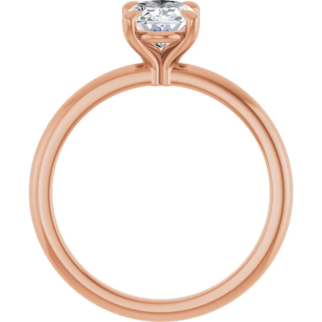 Oval Solitaire Engagement Ring