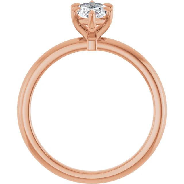 Marquise Solitaire Engagement Ring