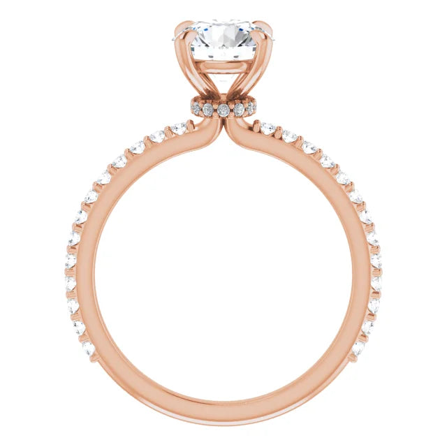 Round Brilliant Claw Set Style Engagement Ring