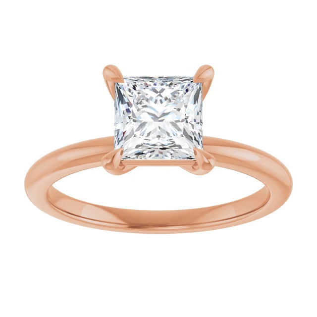 Princess Solitaire Engagement Ring