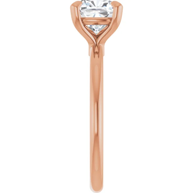 Cushion Solitaire Engagement Ring