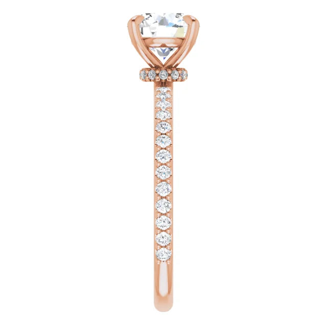 Round Brilliant Claw Set Style Engagement Ring