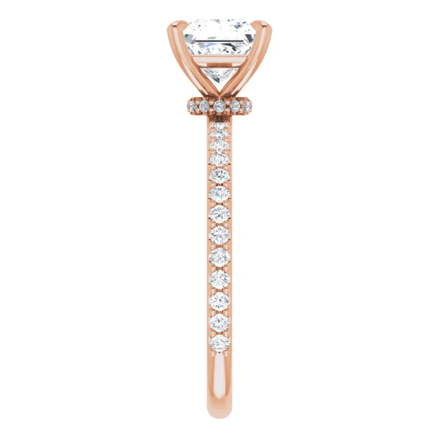 Princess Claw Set Style Engagement Ring