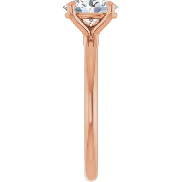 Oval Solitaire Engagement Ring