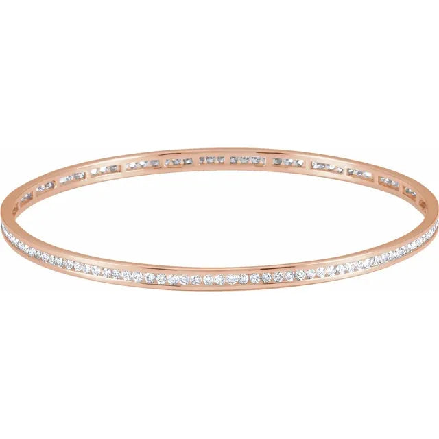 Channel Set Style Bangle