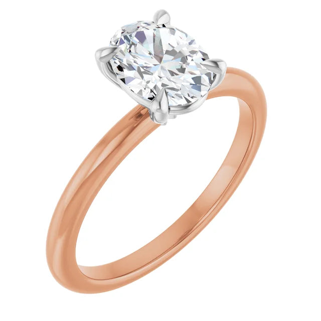 Oval Solitaire Engagement Ring