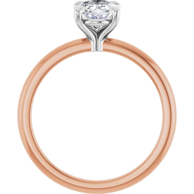 Oval Solitaire Engagement Ring