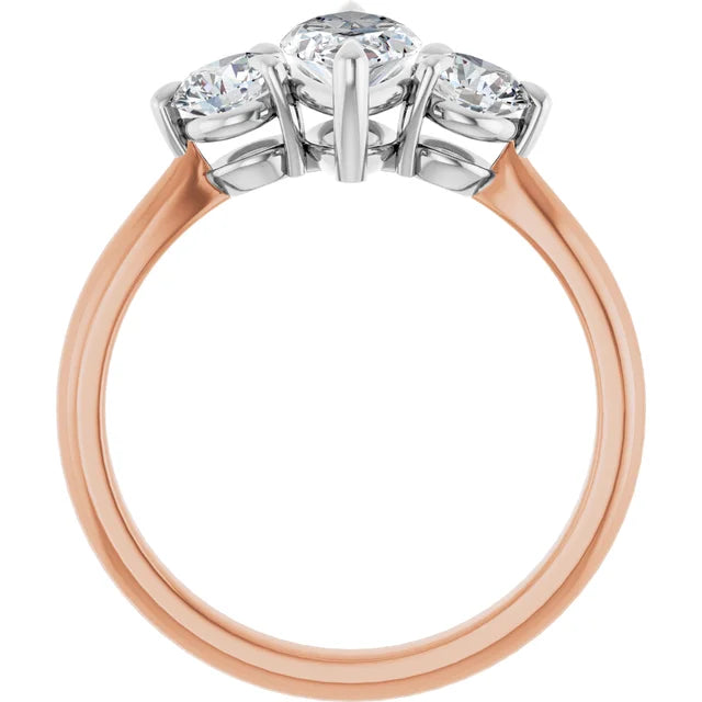 Marquise Accent Engagement Ring