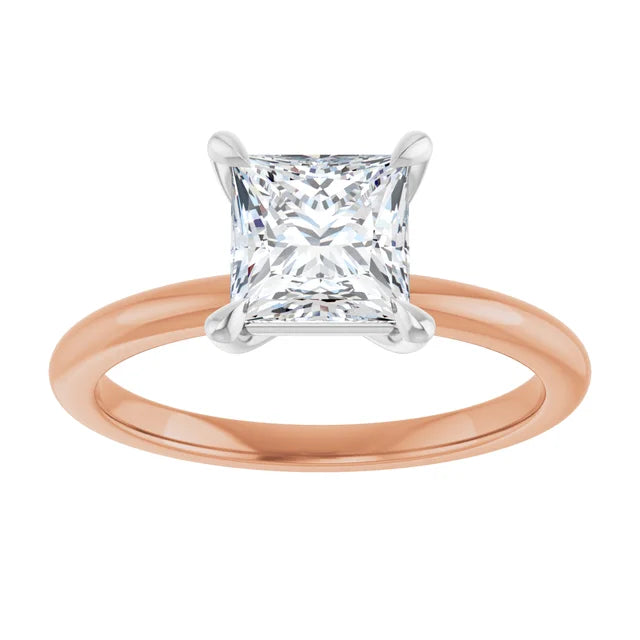 Princess Solitaire Engagement Ring