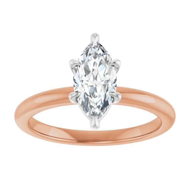 Marquise Solitaire Engagement Ring