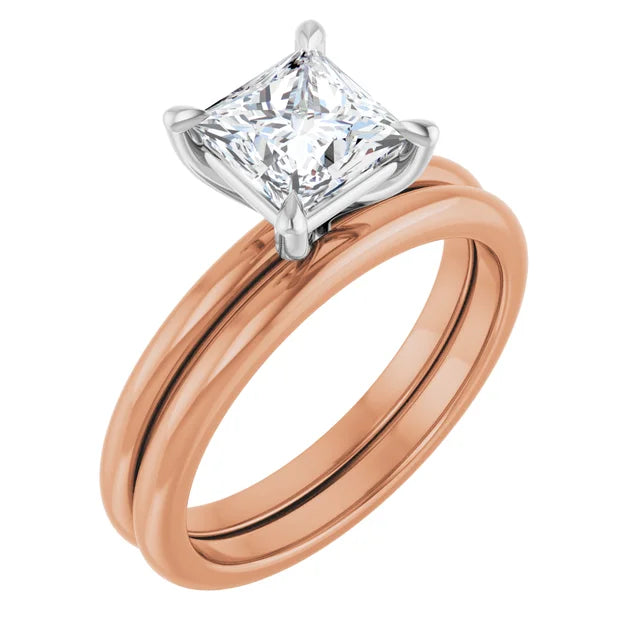Princess Solitaire Engagement Ring