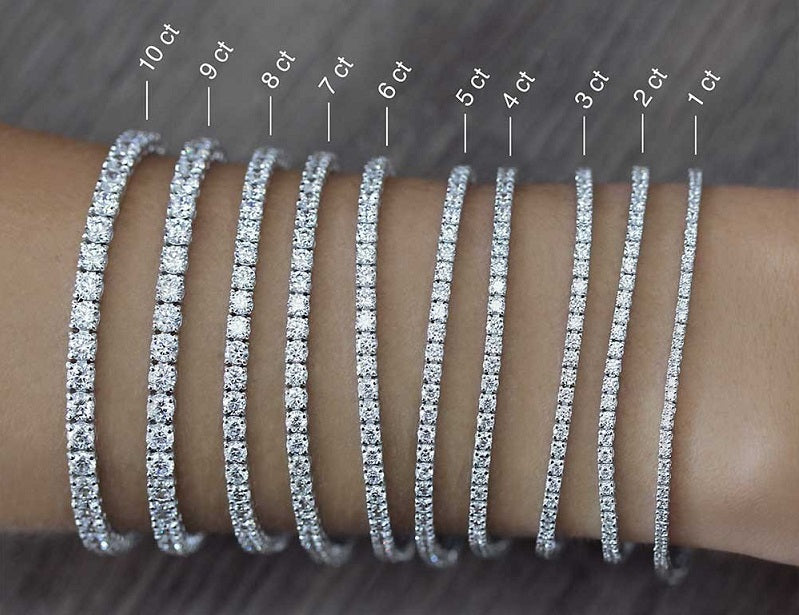 6.00ct Bezel Set Tennis Bracelet - I Heart Moissanites