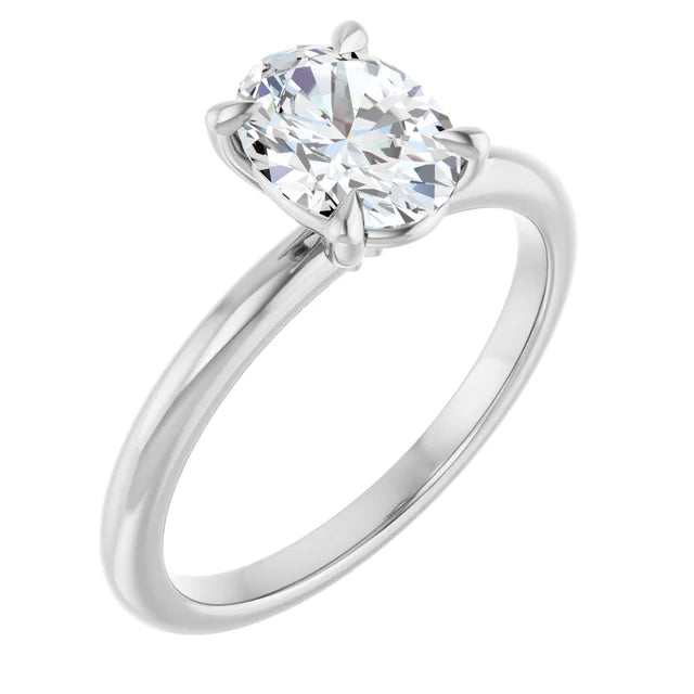 Oval Solitaire Engagement Ring
