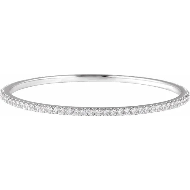 5.00ct Claw Set Stack Bangle