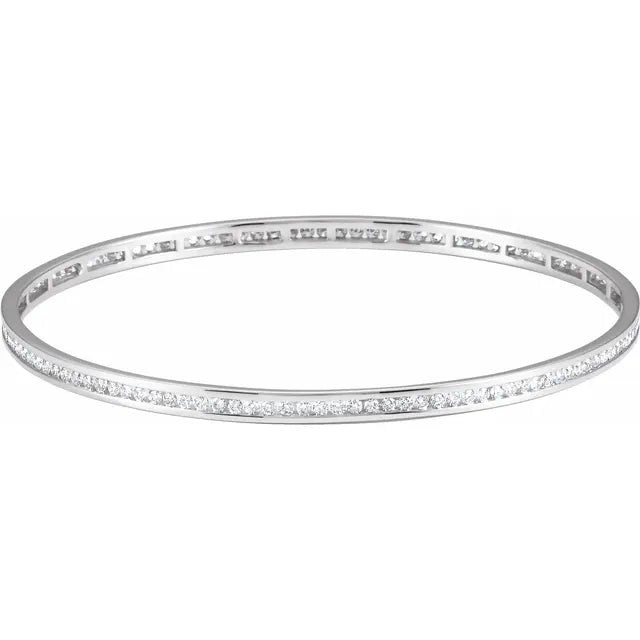 Channel Set Style Bangle