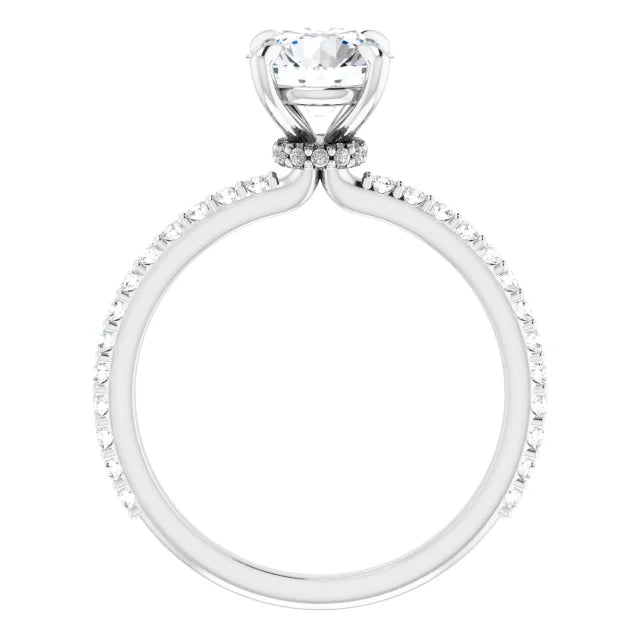 Round Brilliant Claw Set Style Engagement Ring