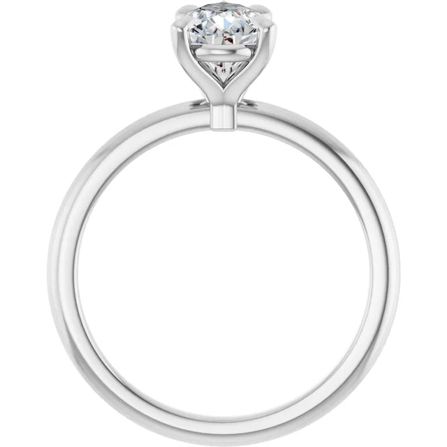 Pear Solitaire Engagement Ring