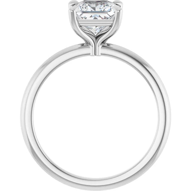 Princess Solitaire Engagement Ring