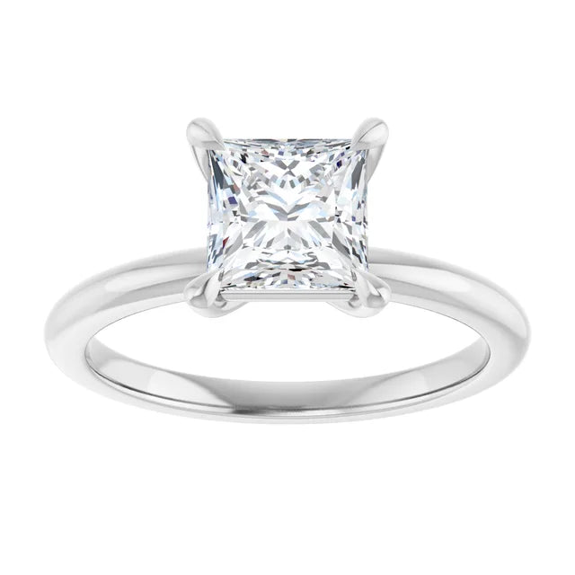 Princess Solitaire Engagement Ring