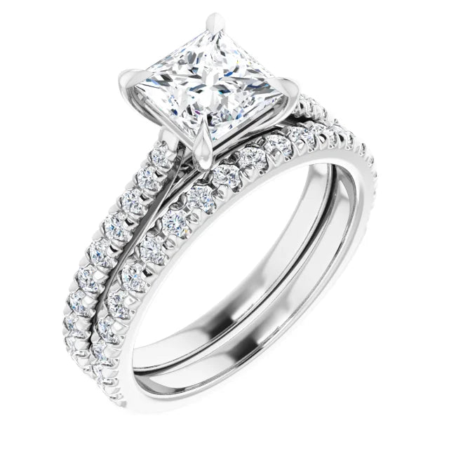 Princess Claw Set Style Engagement Ring