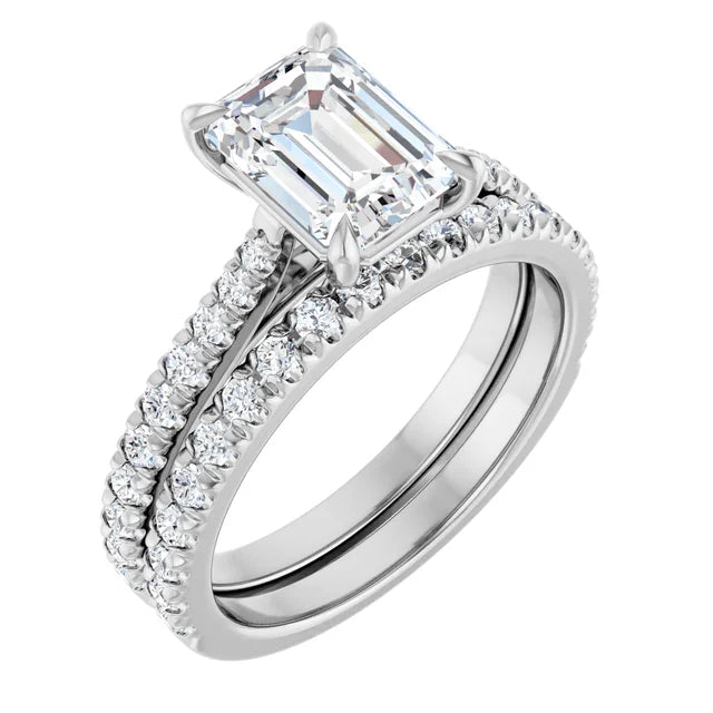 Emerald Claw Set Style Engagement Ring