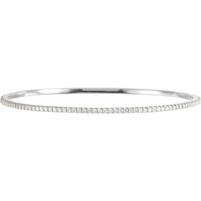 2.00ct Claw Set Stack Bangle