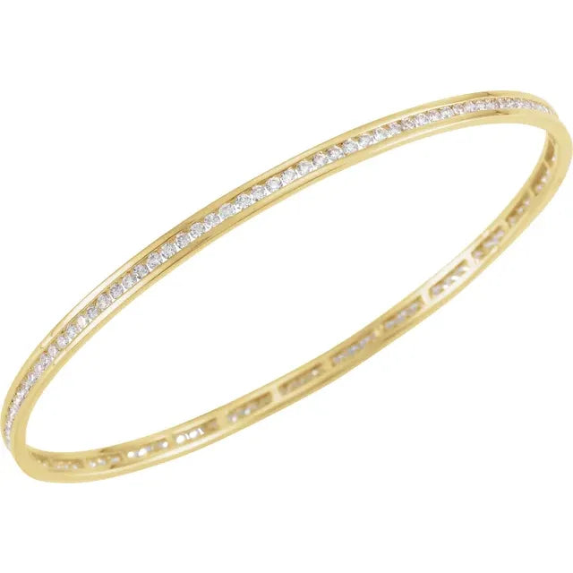 Channel Set Style Bangle