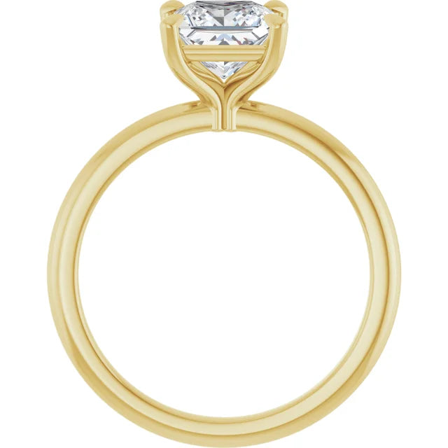 Princess Solitaire Engagement Ring