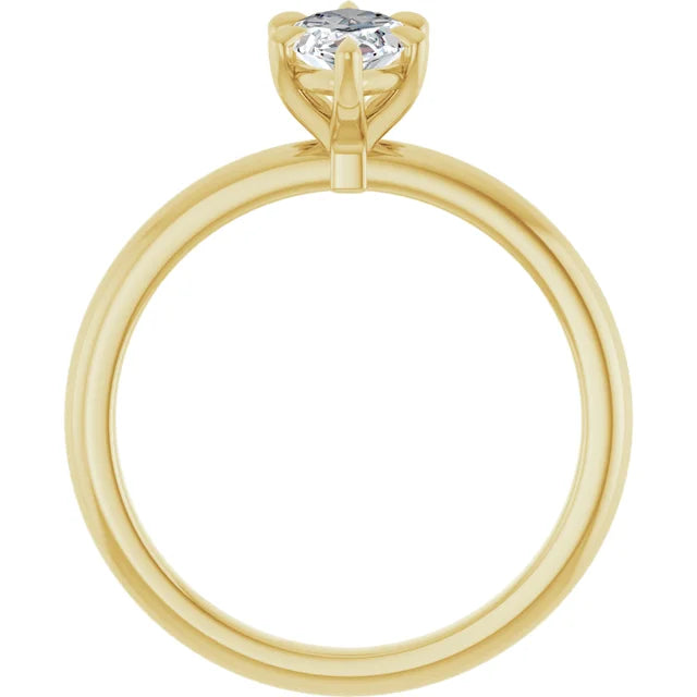 Marquise Solitaire Engagement Ring
