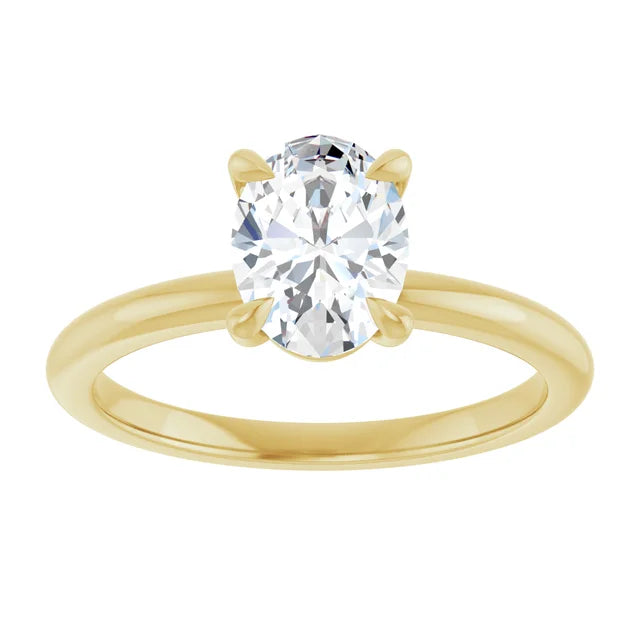 Oval Solitaire Engagement Ring