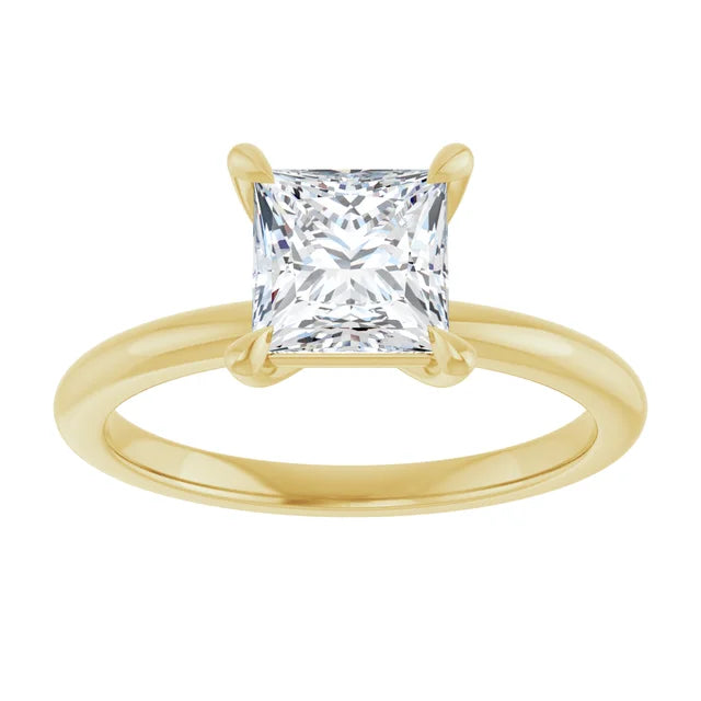 Princess Solitaire Engagement Ring