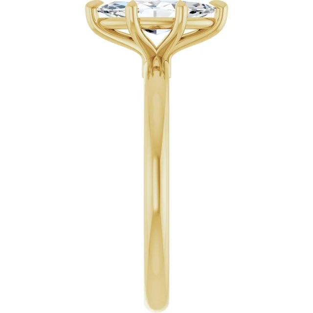 Marquise Solitaire Engagement Ring