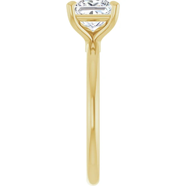 Princess Solitaire Engagement Ring