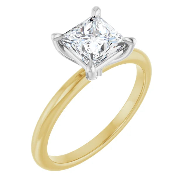 Princess Solitaire Engagement Ring