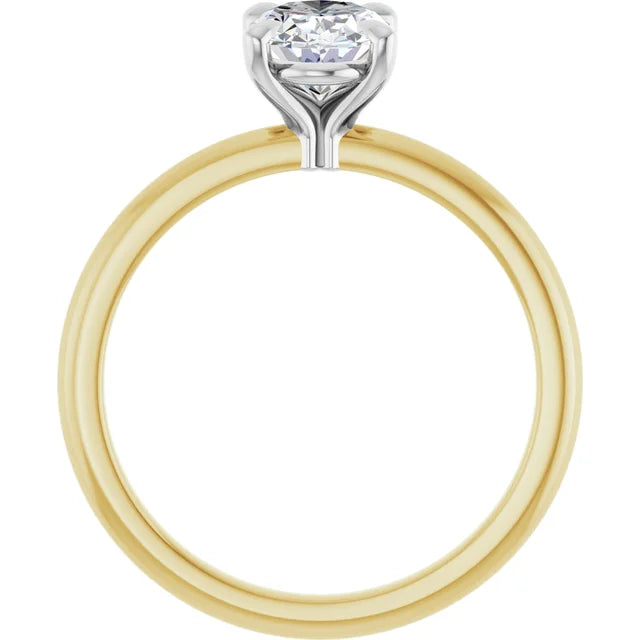 Oval Solitaire Engagement Ring