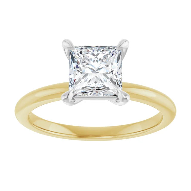 Princess Solitaire Engagement Ring