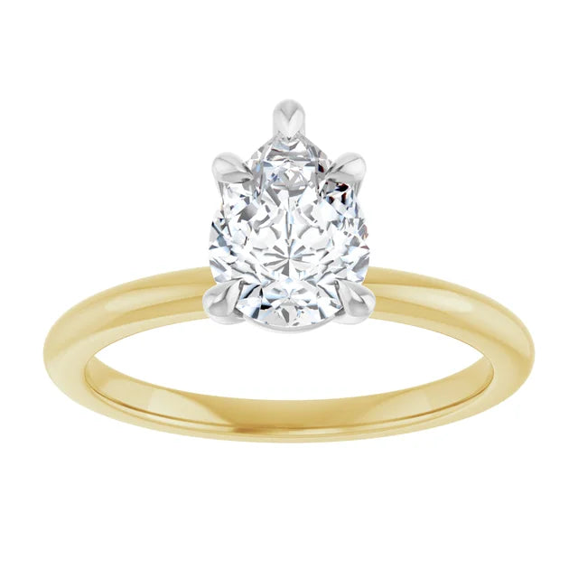 Pear Solitaire Engagement Ring