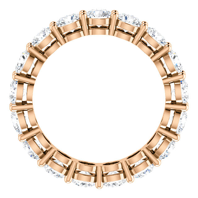 4.25ct Round Brilliant Moissanite Eternity Band - I Heart Moissanites