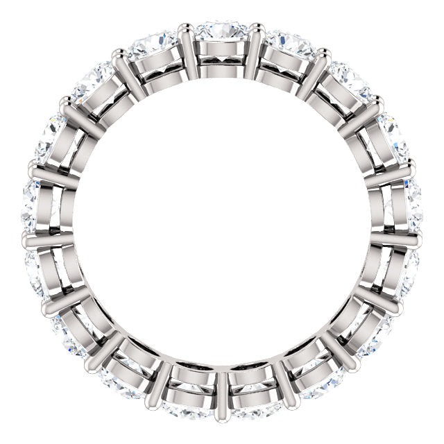 4.25ct Round Brilliant Moissanite Eternity Band - I Heart Moissanites