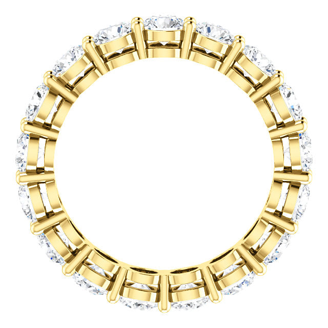 4.25ct Round Brilliant Moissanite Eternity Band - I Heart Moissanites