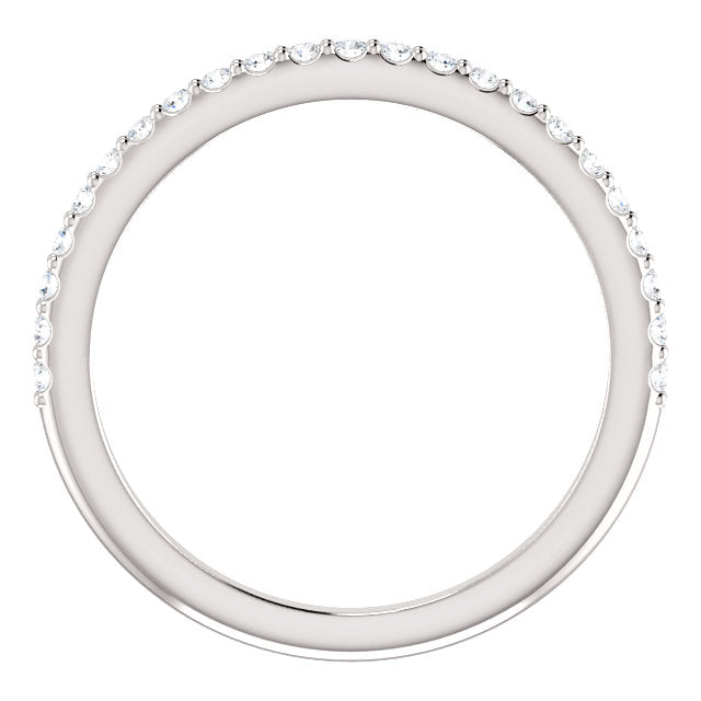 Moissanite Wedding Band - I Heart Moissanites