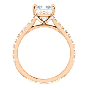 Princess Claw Set Style Engagement Ring - I Heart Moissanites