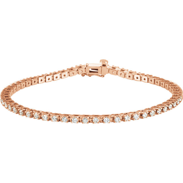 2.00ct Claw Set Tennis Bracelet - I Heart Moissanites