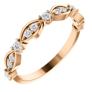 Moissanite Anniversary Band - I Heart Moissanites