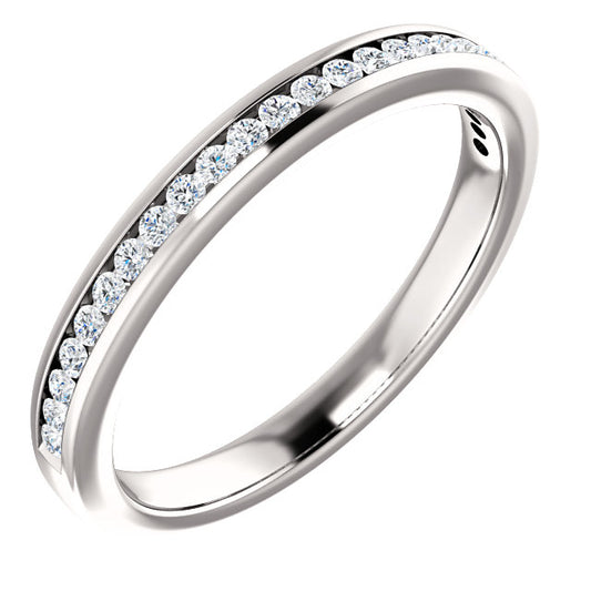 Diamond Wedding Band - I Heart Moissanites