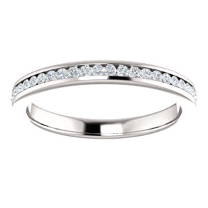 Diamond Wedding Band - I Heart Moissanites