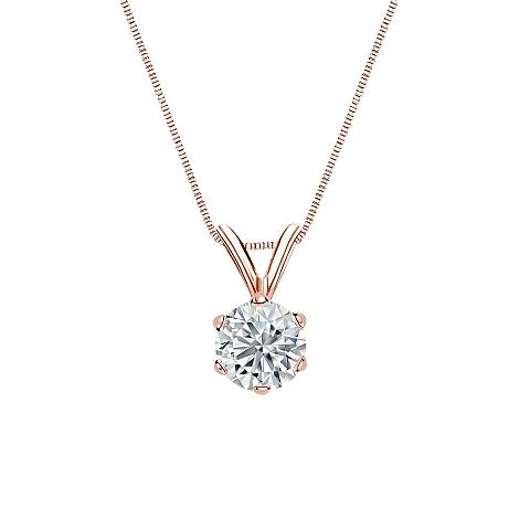 Solitaire Pendant - I Heart Moissanites