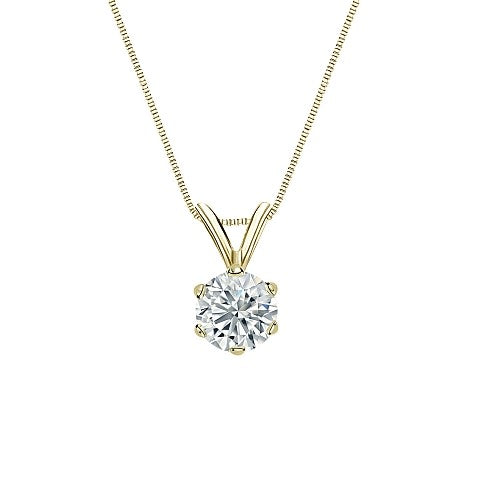 Solitaire Pendant - I Heart Moissanites